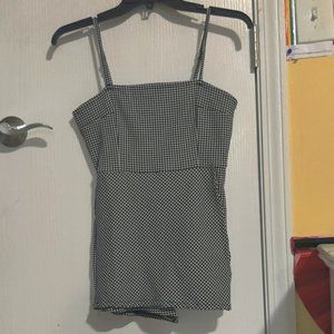 Houndstooth Romper